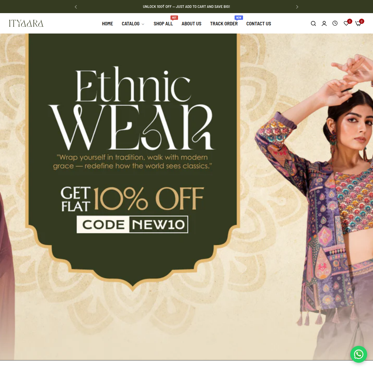 Ityaara.com: Premium Sarees & Ethnic Wear for Women