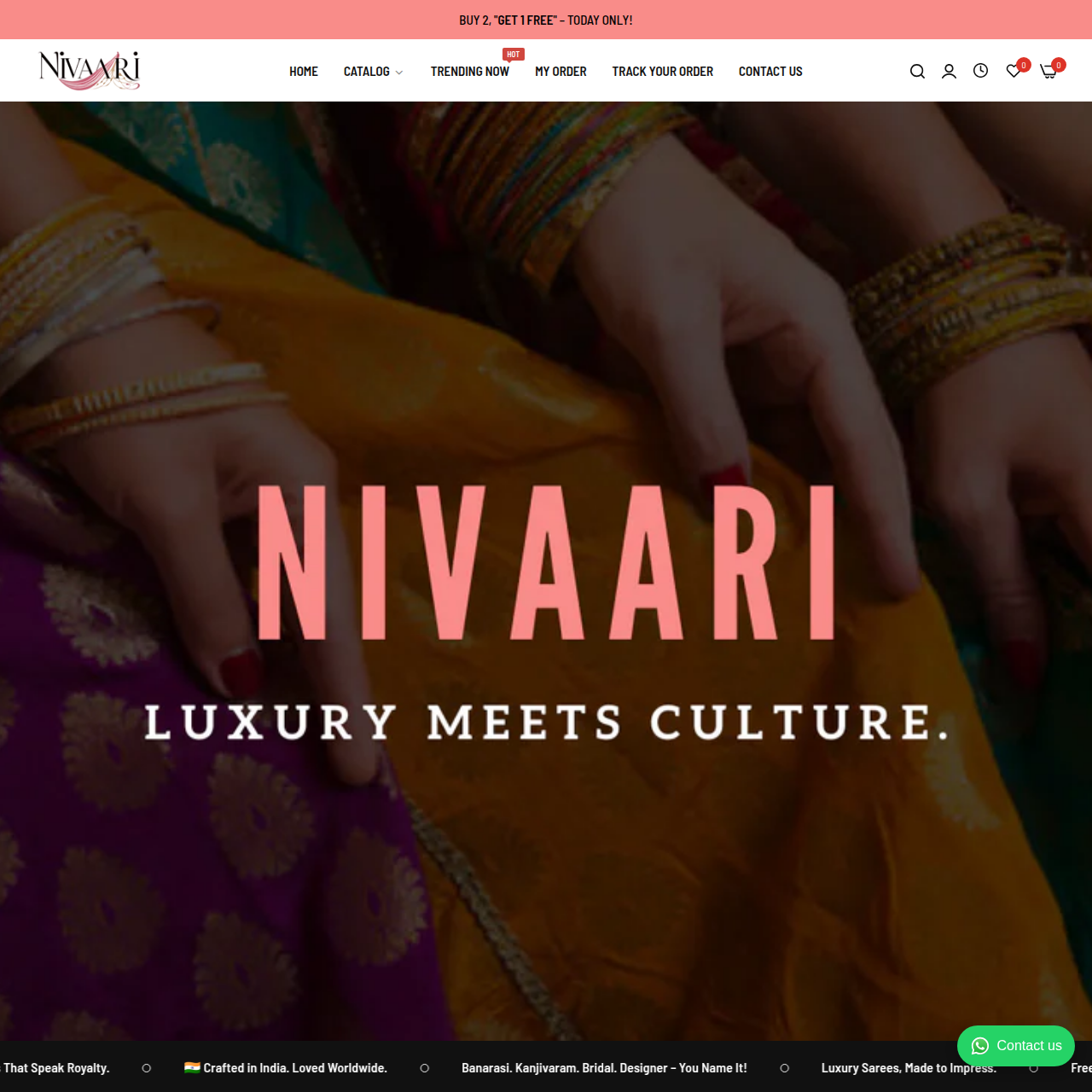 NIVAARI.in Exclusive Designer Sarees Manufacturer